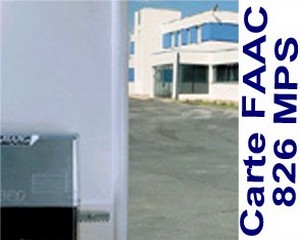 Faac - Carte �lectronique de commande 826 MPS