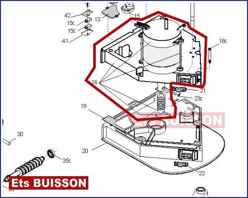CAME FAST F7024 Groupe moteur 119RID239 (16)