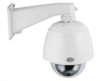Cam�ra d�me EDCH-142E/C - jour/nuit 1/4" vitesse vari. 22x 24VAC