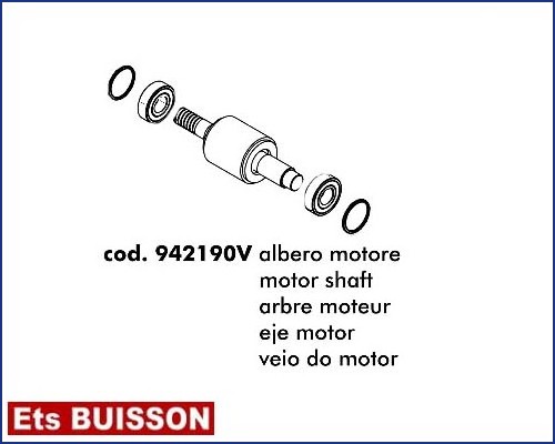 DEA Pass - Arbre moteur r�f�rence 942190V