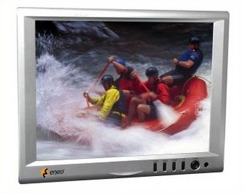 Moniteur VMC-10.4LCD-CP LCD 10,4", 230V, argent, avec support