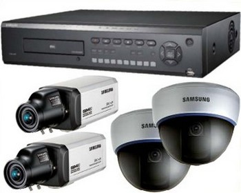 Kit vid�o Samsung - Enregistreur num�rique + cam�ras