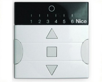 T�l�commande Nice radio murale Plano 6