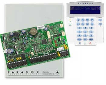 Centrale d'alarme EVO 48 + clavier EVO 641 LCD