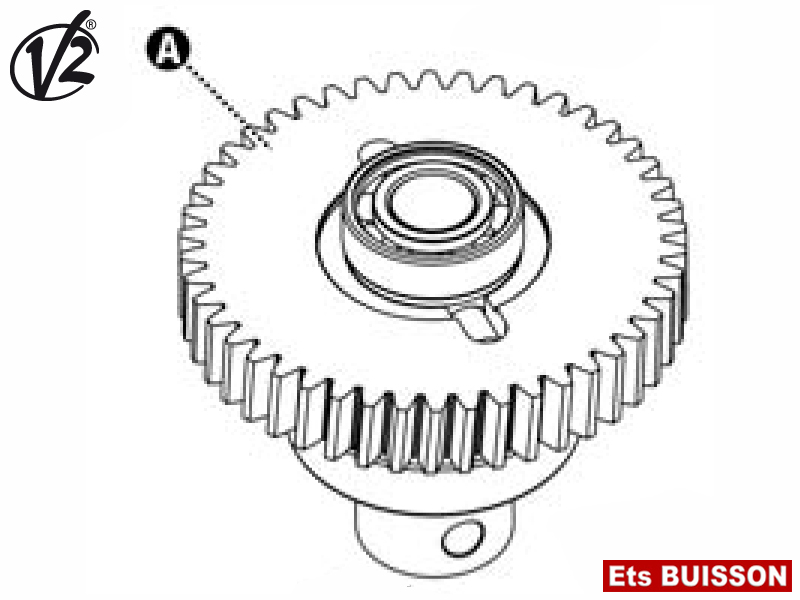 V2 - VULCAN - Engrenage Réf. 172241