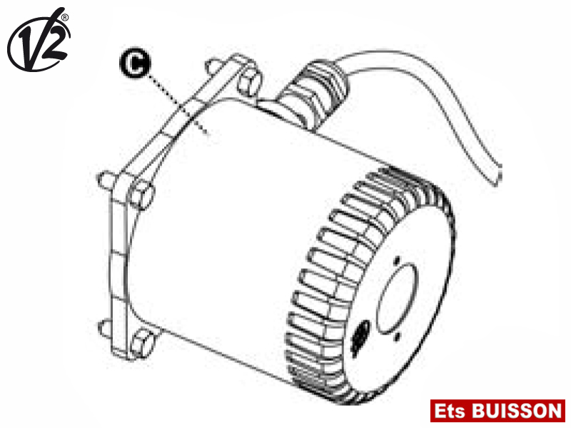 V2 - VULCAN - Stator 230V seul Réf. 172244