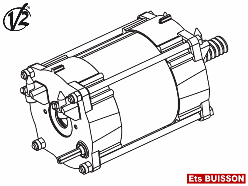 V2 - AXIL - Moteur 230V avec encodeur Réf. 172256