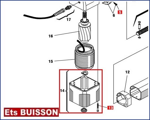 FAAC 412 - Capot inférieur moteur N°14 Référence 716074