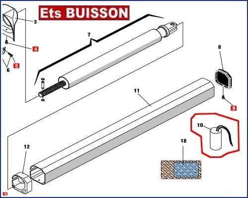 FAAC 412 - Condensateur N°10 Référence 7601351