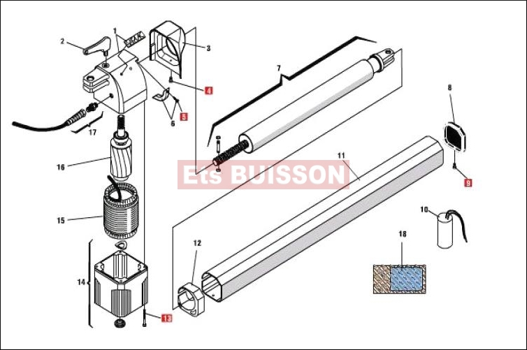 Pièces détachées
pour