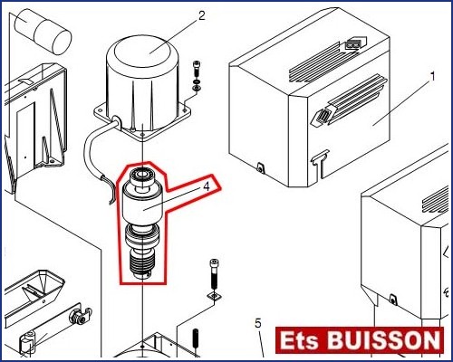 BENINCA RI.6E - Arbre moteur N°4 Ref 9686026