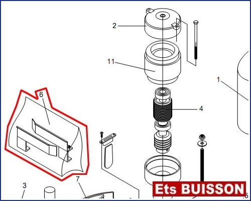 BENINCA MS4 - Blister N°6 Ref 9686083