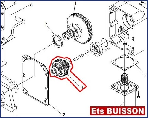 BENINCA VE-250 - Engrenage N°3 Ref 9686970