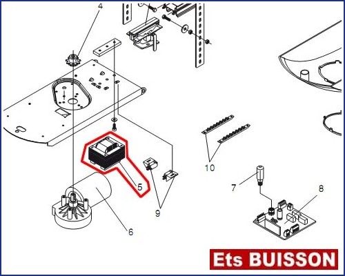 BENINCA KEN - Transformateur N°5 Ref 9686293