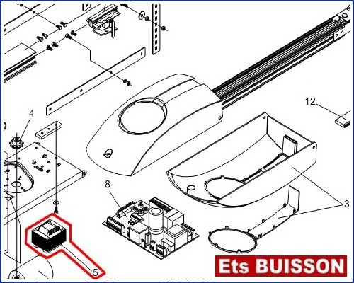 BENINCA KT3 - Transformateur N°5 Ref 9686293