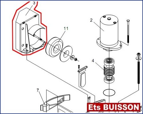 BENINCA MS424 - Centrale électrique N°3 Ref 9686350