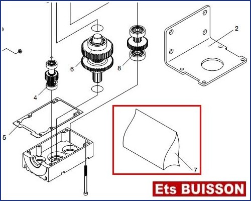 BENINCA PR.45E24 - Blister N°7 Ref 9686354