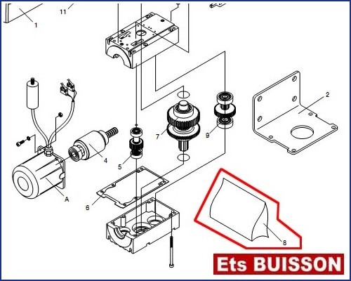 BENINCA PR.45E - PR.EL - Blister N°8 Réf 9686354