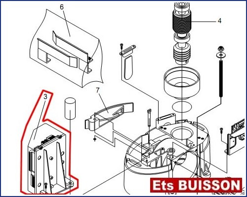 BENINCA MS4-RI - Centrale électrique N°3 Ref 9686415