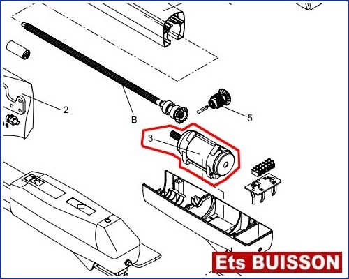 BENINCA DU.35V - Moteur av. 02.2009  N°4 Ref. 9686542