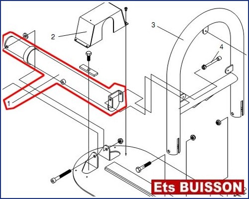 BENINCA VE.SOR - Moteur tubulaire N°1 Réf 9686700