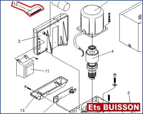 BENINCA RI.6E - Microprocesseur N°12 Ref 9686864