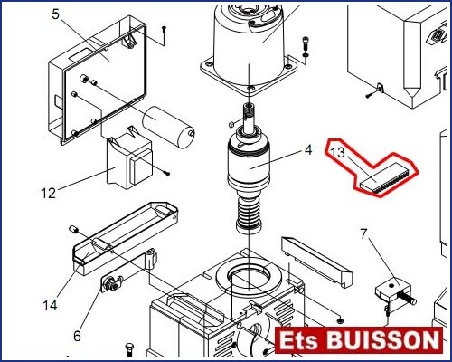 BENINCA RI.10KI - Microprocesseur N°13 Ref 9686865