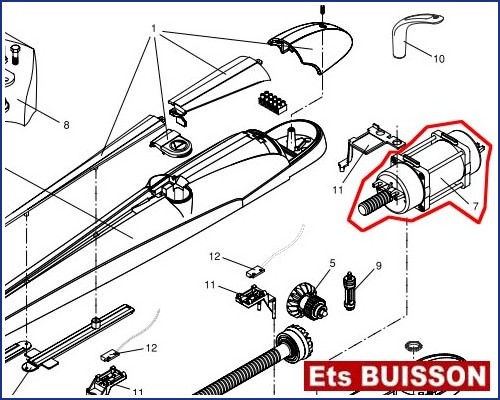 BENINCA BOB24 - Moteur N°7 Référence 9686881