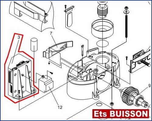 BENINCA MS4 - Centrale électrique N°3 Ref 9686902