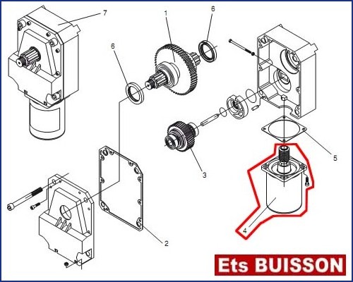 BENINCA LADY-BE - Moteur N°4 Ref 9686107