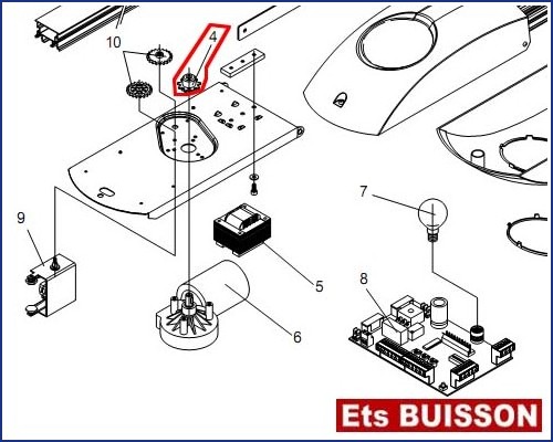 BENINCA KEN4 - Engrenage N°4 Ref 9686919