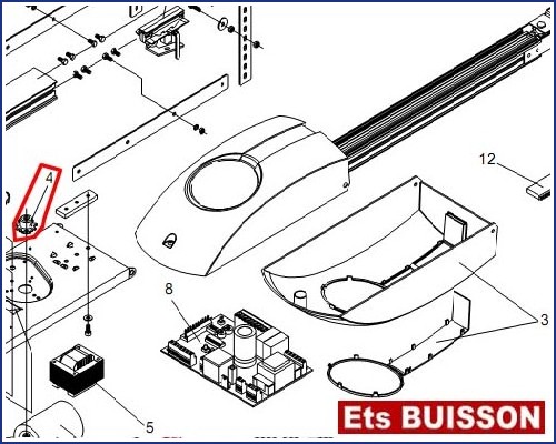 BENINCA KT3 - Engrenage N°4 Ref 9686919