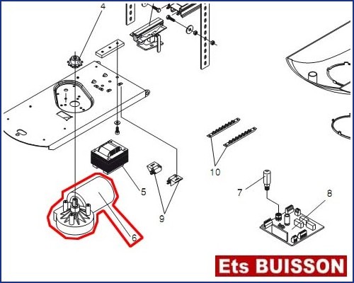 BENINCA KEN - Moteur N°6 Ref 9686921