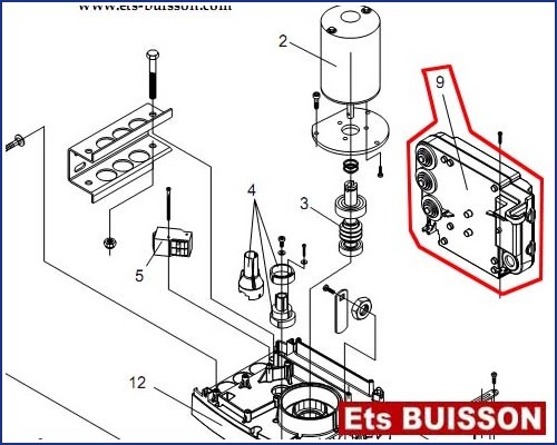 BENINCA MB24/MBE24 - Centrale N°9 Ref 9686927