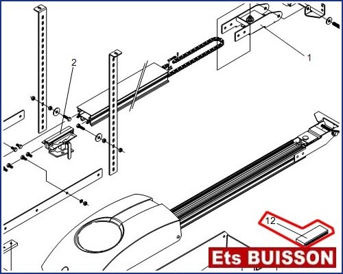 BENINCA KT3 - Microprocesseur N°12 Ref 9686962