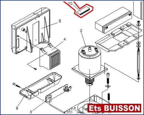 BENINCA RI.624 - Microprocesseur N°10 Ref 9686999