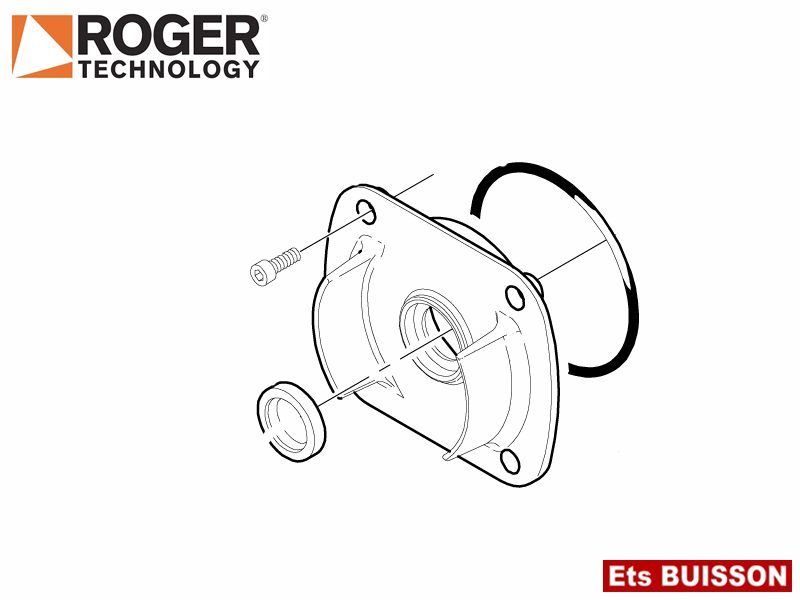 Roger Technology - R30 - Bride côté pignon Roger Technology - R30 - Bride côté pignon