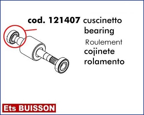 DEA Wing 302 - Roulement Réf. 121407