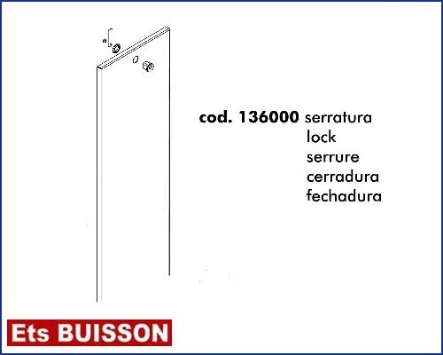 DEA Pass - Serrure référence 136000