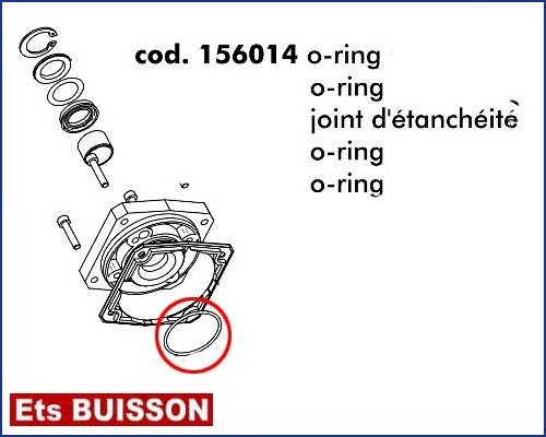 DEA Oli 600 - Joint d\'étanchéité référence 156014