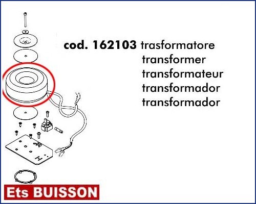 DEA Gulliver - Transformateur référence 162103