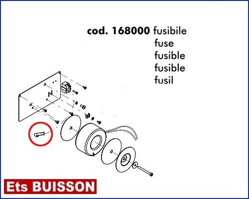 DEA Pass - Fusible référence 168000