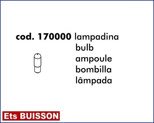 DEA Spazio - Ampoule référence 170000