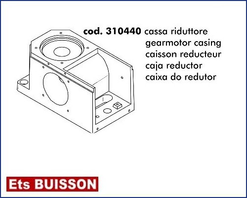 DEA LIVI 400 - Caisson réducteur référence 310440