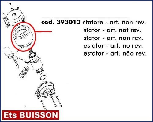 DEA Look - Stator - art. non rev. référence 393013