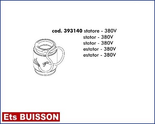 DEA Lato - Stator - 380V référence 393140