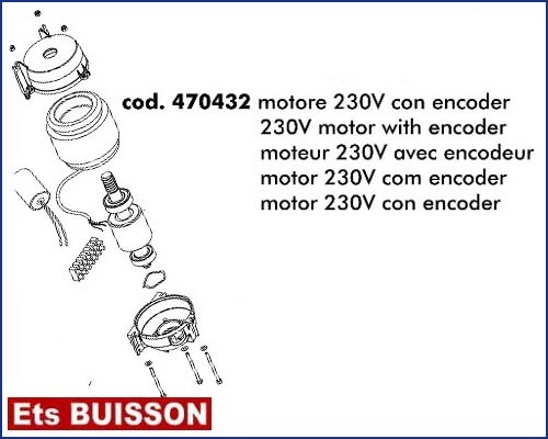 DEA Look - Moteur 230V avec encodeur référence 470432