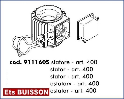 DEA LIVI 400 - Stator - art. 400 référence 911160S