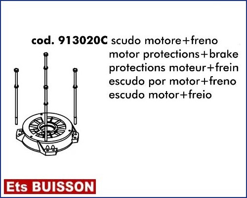 DEA Gulliver - Protection moteur & frein référence 913020C