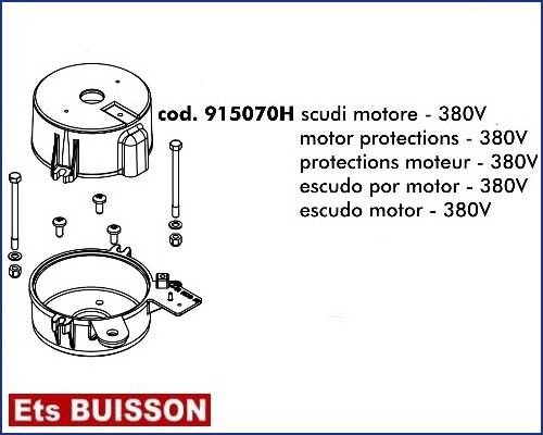 DEA LIVI 800C - Protection moteur - 380V référence 915070H